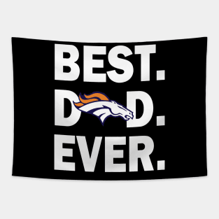 Best Denver Broncos Dad Ever Tapestry