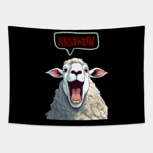 Halloween Sheep Tapestry