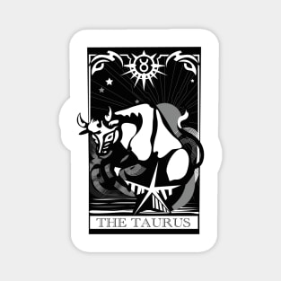 Taurus Zodiac Sign Illustration Magnet