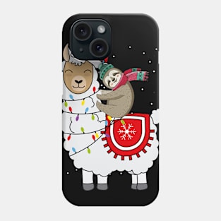 Sloth Riding Llama Best Friends Animal Lover Phone Case