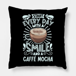 Smile with Caffè mocha Pillow