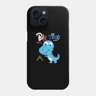 big dino t rex cartoon Phone Case