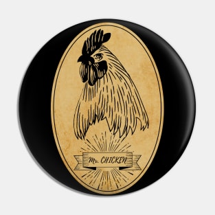 Vintage Chicken Pin