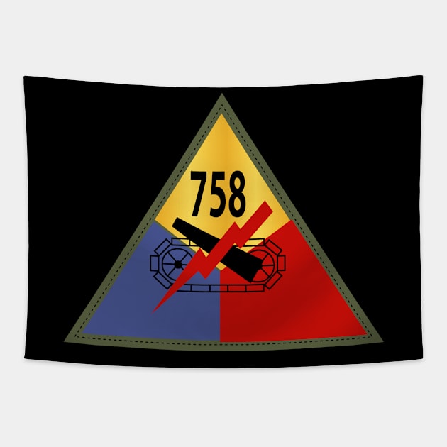 758th Tank Battalion SSI Tapestry by twix123844