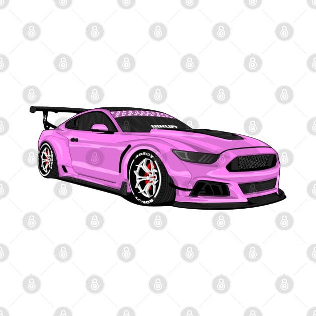 MUSTANG WIDEBODY VIOLET by VENZ0LIC