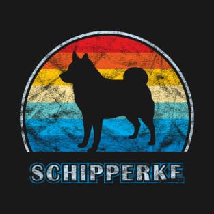 Schipperke Vintage Design Dog T-Shirt