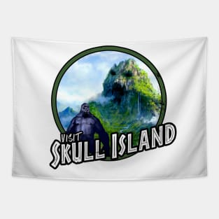 Visit Skull Island (Alt Print) Tapestry