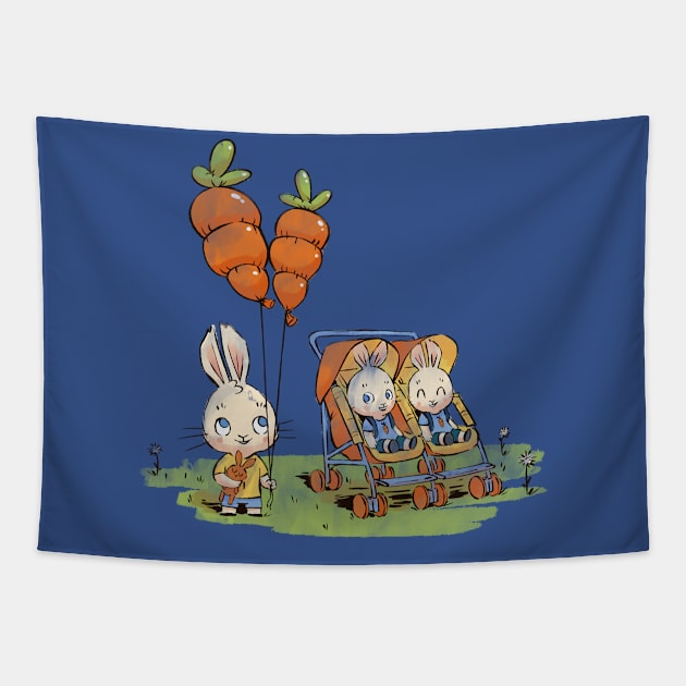 Bunnies Tapestry by Arkel88