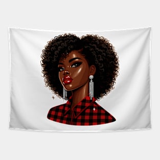 Black Woman Afrocentric Tapestry