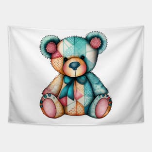 Watercolor Teddy Bear #4 Tapestry