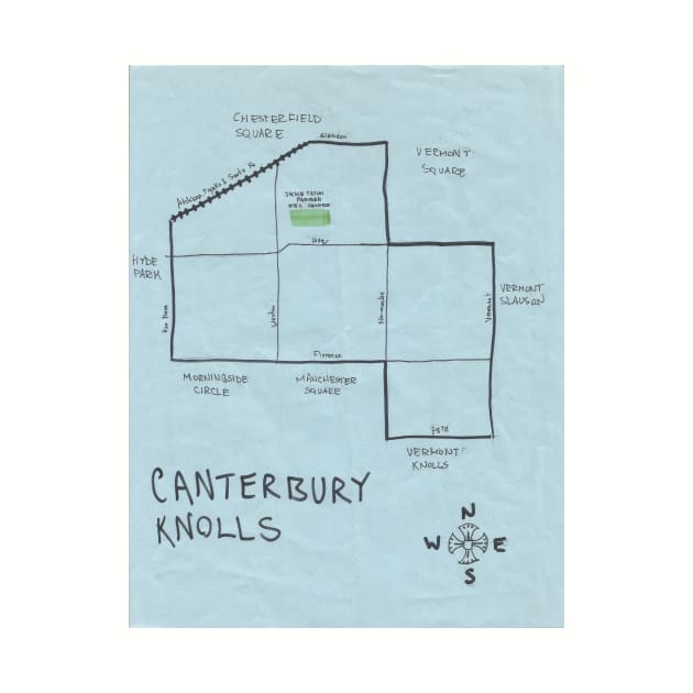 Canterbury Knolls by PendersleighAndSonsCartography