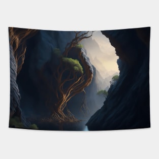 Mystic Luminous Enigma Tapestry