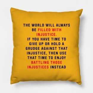 Kuro sensei's quote Pillow