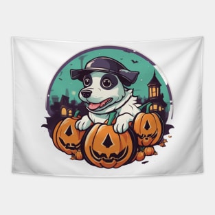 Halloween Dog Tapestry