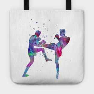 Man muay thai boxing Tote