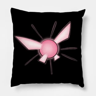 Glowing Fairy, Pink Pillow