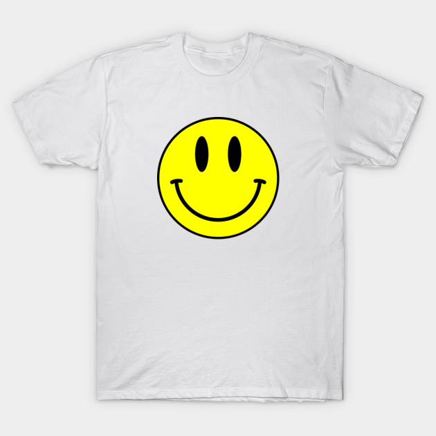smile t shirt yellow