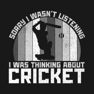 Vintage Funny Cricket Sport Quotes T-Shirt