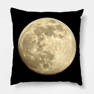 Full moon night sky the moon Pillow