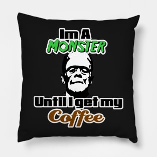 Coffee Monster Pillow