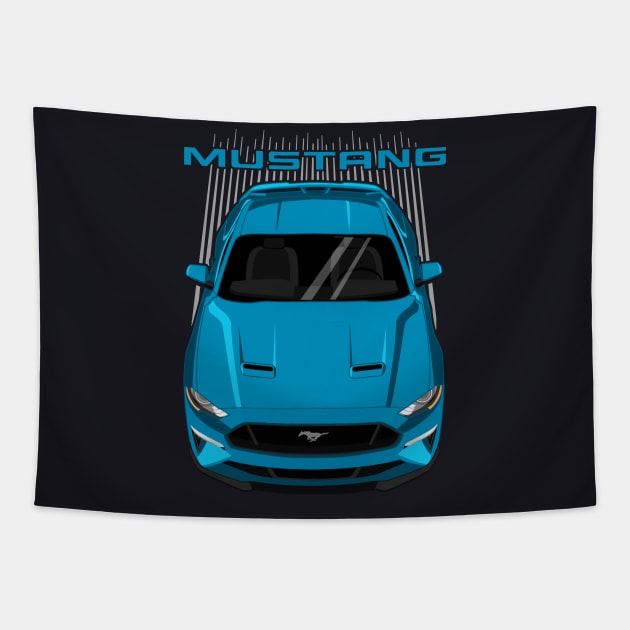 Mustang GT 2018 to 2019 - Velocity Blue Tapestry by V8social