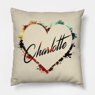 I Love Charlotte Pillow