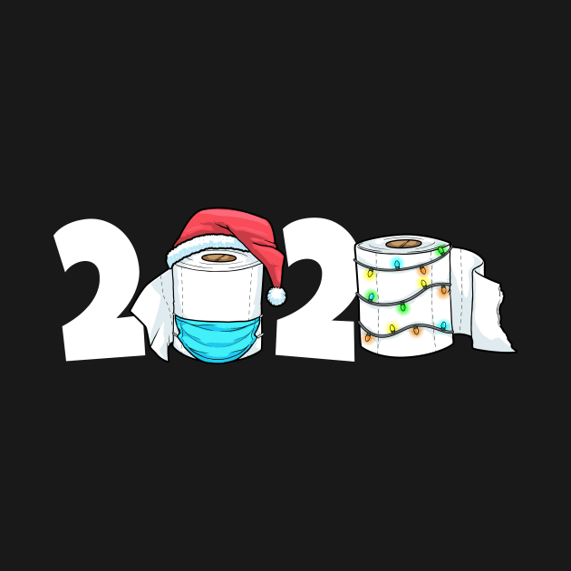 Funny Xmas Quarantine 2020 Toilet Paper Christmas by bigD