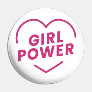 girl power movement - feminist struggle - hand struggle - super girl struggle Pin