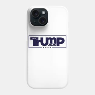 Vote Trump 2020 Blue Logo Phone Case