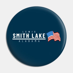 Smith Lake USA - light text Pin