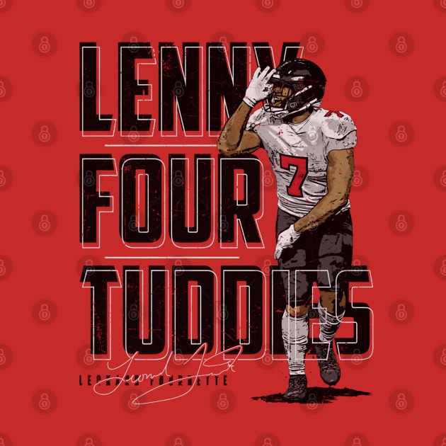 Leonard Fournette Tamba Bay Lenny Four Tuddies by MASTER_SHAOLIN