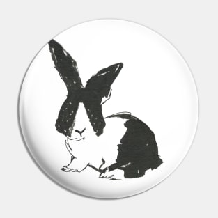Bunny Doodle Pin