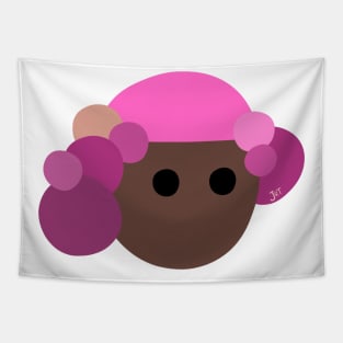 Pink Head Tapestry