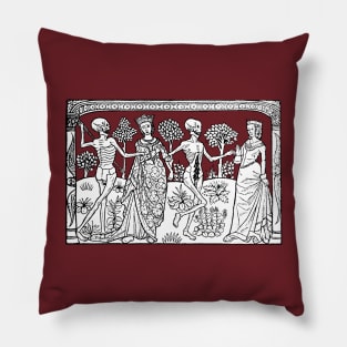 Death and the Ladies Queen and Duchess Pillow