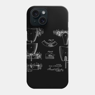 Automatic Bowling Machine Vintage Patent Drawing Phone Case