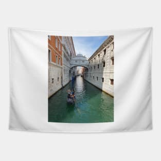 Venice Bridge of Sighs view Tapestry