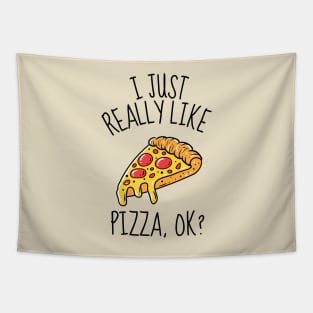 I Just Really Like Pizza Ok? Funny Tapestry