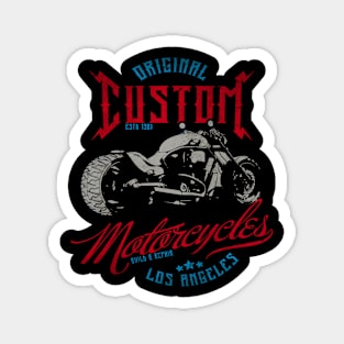 Custom Motorcycle Shop Magnet