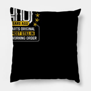 Funny 40th Birthday Shirt Adult 40 Years Old Joke Gift Pillow