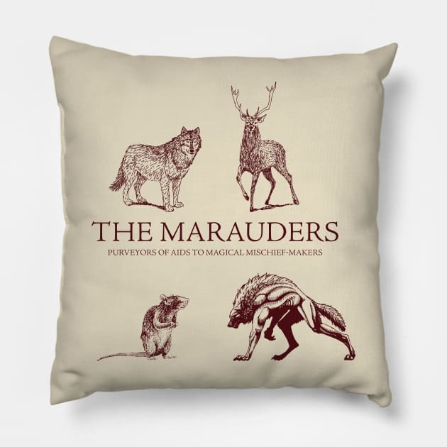 The Marauders Pillow by LeesaMay