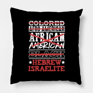 Hebrew Israelite I'M Not Colored African American Pillow