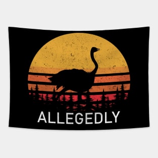 Allegedly Ostrich Vintage Tapestry