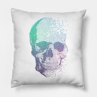 Melodic Skull color Pillow