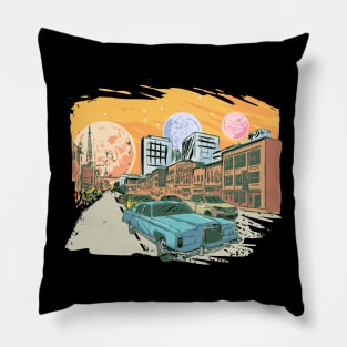 Nashville Lower Broadway Pillow