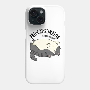 Pro-cat-stinator Funny Fat Cat Pun Phone Case