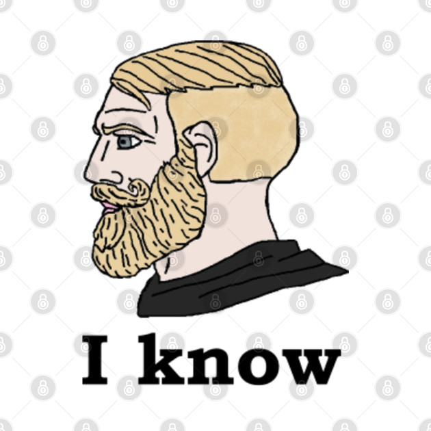 Yes Chad "I Know" Yes Chad Crewneck Sweatshirt TeePublic
