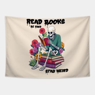 Read Books Be Kind Stay Weird Tapestry