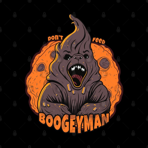 Don't feed boogeyman by Rusty Lynx Design