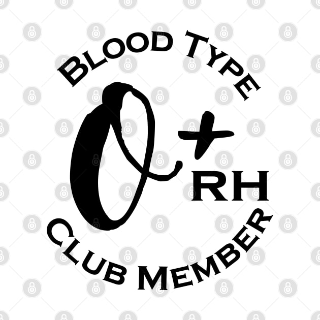 Blood type O plus club member by Czajnikolandia