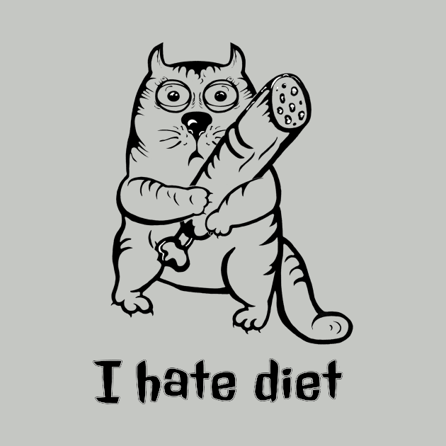 I hate diet! by hveyart